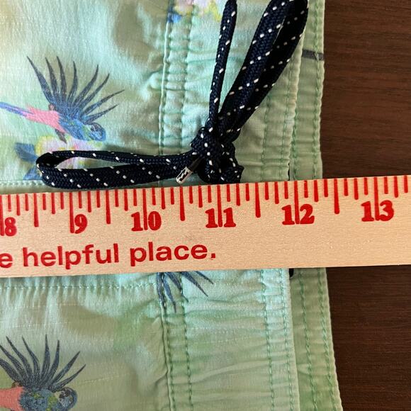 BILLABONG SUNDAYS LAYBACK Volley Lined Board shorts Mint Parrot Bird size Large - Picture 9 of 12